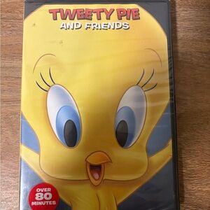 Tweety Pie and Friends DVD- Bright Yellow Tweety Cover